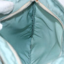 PRADA Shoulder Bag Nylon Light Blue Silver Auth 153313-21