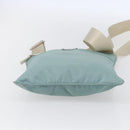 PRADA Shoulder Bag Nylon Light Blue Silver Auth 153313-5