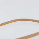 FENDI Zucchino Canvas Shoulder Bag Light Blue Silver Auth 153315-8