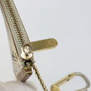 LOUIS VUITTON Multicolor Pochette Cles Coin Purse White M92655 LV Auth 153320-9