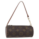 LOUIS VUITTON Monogram Papillon Pouch LV Auth 153321-1