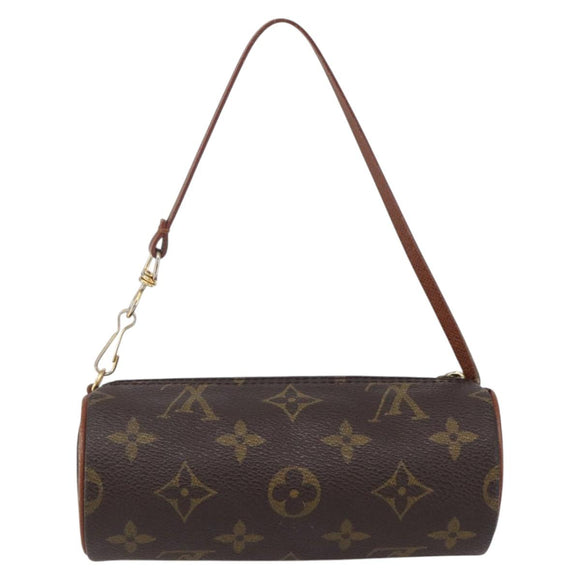 LOUIS VUITTON Monogram Papillon Pouch LV Auth 153321