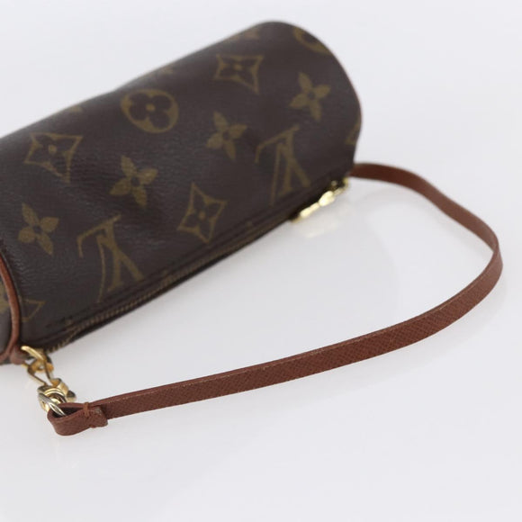 LOUIS VUITTON Monogram Papillon Pouch LV Auth 153321