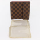 LOUIS VUITTON Damier Ebene CD Case Pouch LV Auth 153322-18