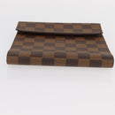 LOUIS VUITTON Damier Ebene CD Case Pouch LV Auth 153322-5