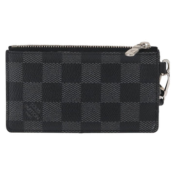 LOUIS VUITTON Damier Graphite Playphone 8+ Card Case N60106 LV Auth 153324 - 0