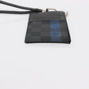 LOUIS VUITTON Damier Graphite Playphone 8+ Card Case N60106 LV Auth 153324-3