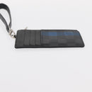 LOUIS VUITTON Damier Graphite Playphone 8+ Card Case N60106 LV Auth 153324-5