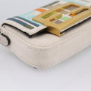 FENDI Zucca Canvas Nano Baguette Pouch Multicolor Auth 153326M-5