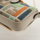 FENDI Zucca Canvas Nano Baguette Pouch Multicolor Auth 153326M-19