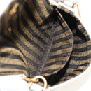 FENDI Zucca Canvas Nano Baguette Pouch Multicolor Auth 153326M-26