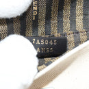 FENDI Zucca Canvas Nano Baguette Pouch Multicolor Auth 153326M-11