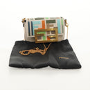 FENDI Zucca Canvas Nano Baguette Pouch Multicolor Auth 153326M-12