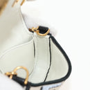 FENDI Zucca Canvas Nano Baguette Pouch Multicolor Auth 153327M-23