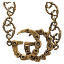 GUCCI GG Marmont Bracelet metal Gold Tone Auth 153328M-10