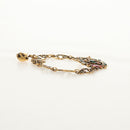 GUCCI GG Marmont Bracelet metal Gold Tone Auth 153328M-11