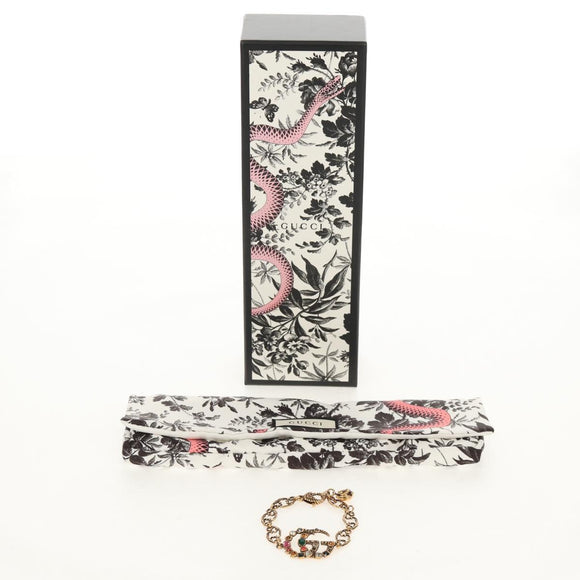 GUCCI GG Marmont Bracelet metal Gold Tone Auth 153328M