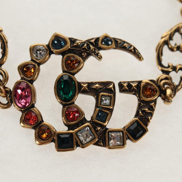 GUCCI GG Marmont Bracelet metal Gold Tone Auth 153328M