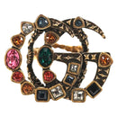 GUCCI GG Marmont Ring metal S Gold Tone Auth 153329M-1