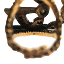 GUCCI GG Marmont Ring metal S Gold Tone Auth 153329M-13