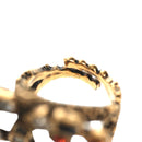 GUCCI GG Marmont Ring metal S Gold Tone Auth 153329M-14