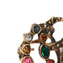 GUCCI GG Marmont Ring metal S Gold Tone Auth 153329M-5