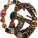 GUCCI GG Marmont Ring metal S Gold Tone Auth 153329M-8