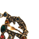 GUCCI GG Marmont Ring metal S Gold Tone Auth 153329M-9