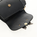 GUCCI Totem Butterfly Web Sherry Line Bag Leather Black 505387 Auth 153330SAM-20