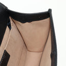 GUCCI Totem Butterfly Web Sherry Line Bag Leather Black 505387 Auth 153330SAM-24