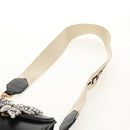 GUCCI Totem Butterfly Web Sherry Line Bag Leather Black 505387 Auth 153330SAM-9