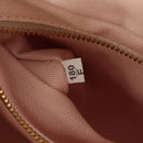 PRADA MIDOLLINO PATCH Wicker Basket Bag Bag Rattan Pink Gold 1BG835 Auth 153331V-10