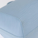 LOUIS VUITTON Epi XL Keepall Bandouliere 50 Bag Ice Blue M24949 LV Auth 153333SM-16