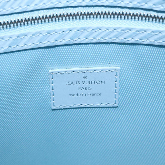 LOUIS VUITTON Epi XL Keepall Bandouliere 50 Bag Ice Blue M24949 LV Auth 153333SM