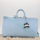 LOUIS VUITTON Epi XL Keepall Bandouliere 50 Bag Ice Blue M24949 LV Auth 153333SM-12