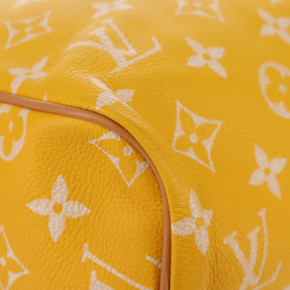 LOUIS VUITTON Speedy P9 Bandouliere 40 Bag Jaune Mat M24419 LV Auth 153334SM