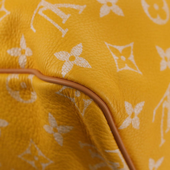 LOUIS VUITTON Speedy P9 Bandouliere 40 Tasche Jaune Mat M24419 LV Auth 153334SM