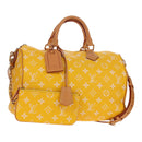 LOUIS VUITTON Speedy P9 Bandouliere 40 Tasche Jaune Mat M24419 LV Auth 153334SM-1