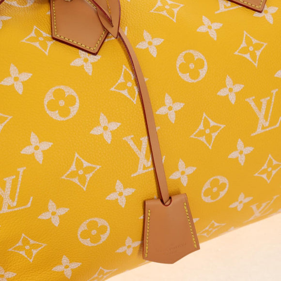 LOUIS VUITTON Speedy P9 Bandouliere 40 Tasche Jaune Mat M24419 LV Auth 153334SM