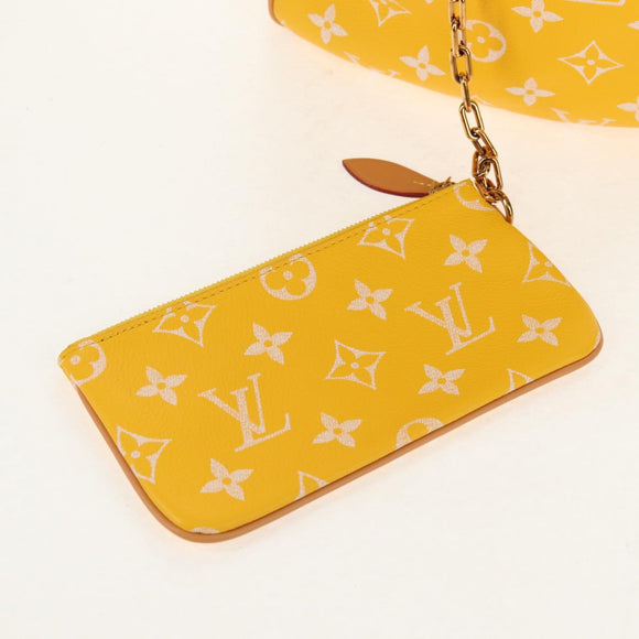 LOUIS VUITTON Speedy P9 Bandouliere 40 Tasche Jaune Mat M24419 LV Auth 153334SM