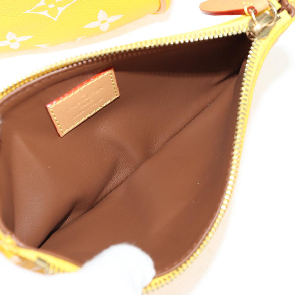 LOUIS VUITTON Speedy P9 Bandouliere 40 Tasche Jaune Mat M24419 LV Auth 153334SM