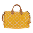 LOUIS VUITTON Speedy P9 Bandouliere 40 Tasche Jaune Mat M24419 LV Auth 153334SM-2