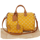 LOUIS VUITTON Speedy P9 Bandouliere 40 Tasche Jaune Mat M24419 LV Auth 153334SM-12