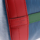 LOUIS VUITTON Epi Tricolor Noe Shoulder Bag Blue Red Green M44082 LV Auth 153340-17