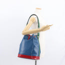 LOUIS VUITTON Epi Tricolor Noe Shoulder Bag Blue Red Green M44082 LV Auth 153340-20