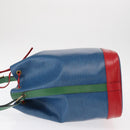 LOUIS VUITTON Epi Tricolor Noe Shoulder Bag Blue Red Green M44082 LV Auth 153340-4
