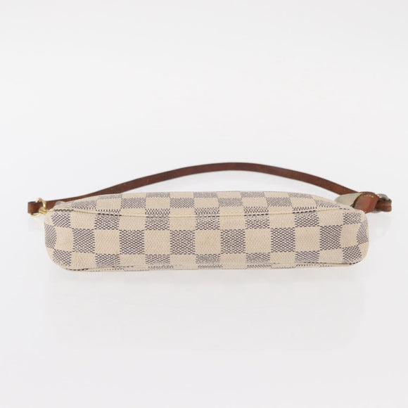 LOUIS VUITTON Damier Azur Pochette Accessoires Pouch N51986 LV Auth 153341