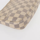 LOUIS VUITTON Damier Azur Pochette Accessoires Pouch N51986 LV Auth 153341-15