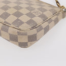 LOUIS VUITTON Damier Azur Pochette Accessoires Pouch N51986 LV Auth 153341-18