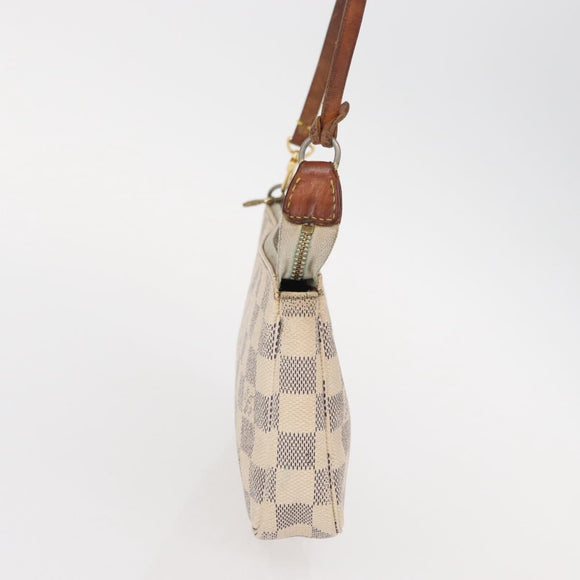 LOUIS VUITTON Damier Azur Pochette Accessoires Pouch N51986 LV Auth 153341